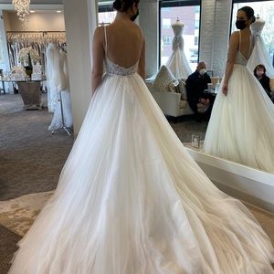 Martina Liana Ivory Tulle Overskirt (wedding dress not included)